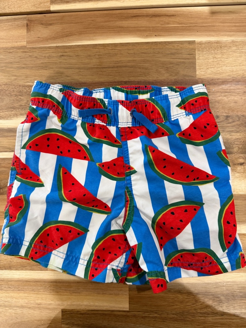 Hanna Andersson  Watermelon Print Swim Trunks size 3T